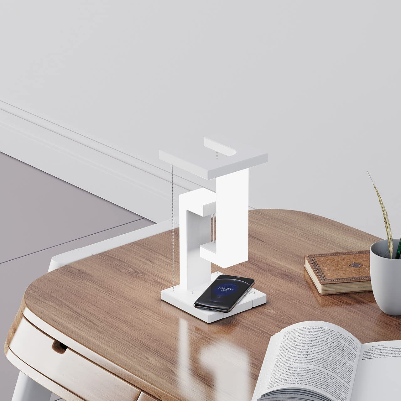 Floating Wireless Charging Table Lamp